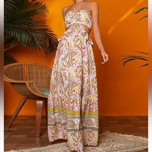 Floral maxi dress